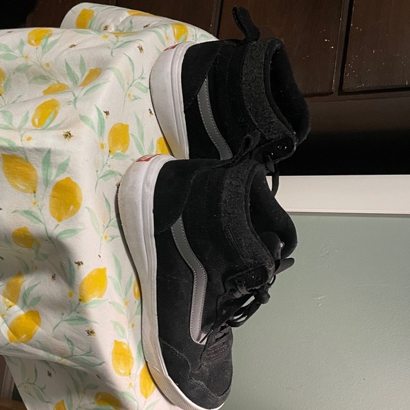 Vans Black and Gray High-Top Sneakers - Picture 2 of 4